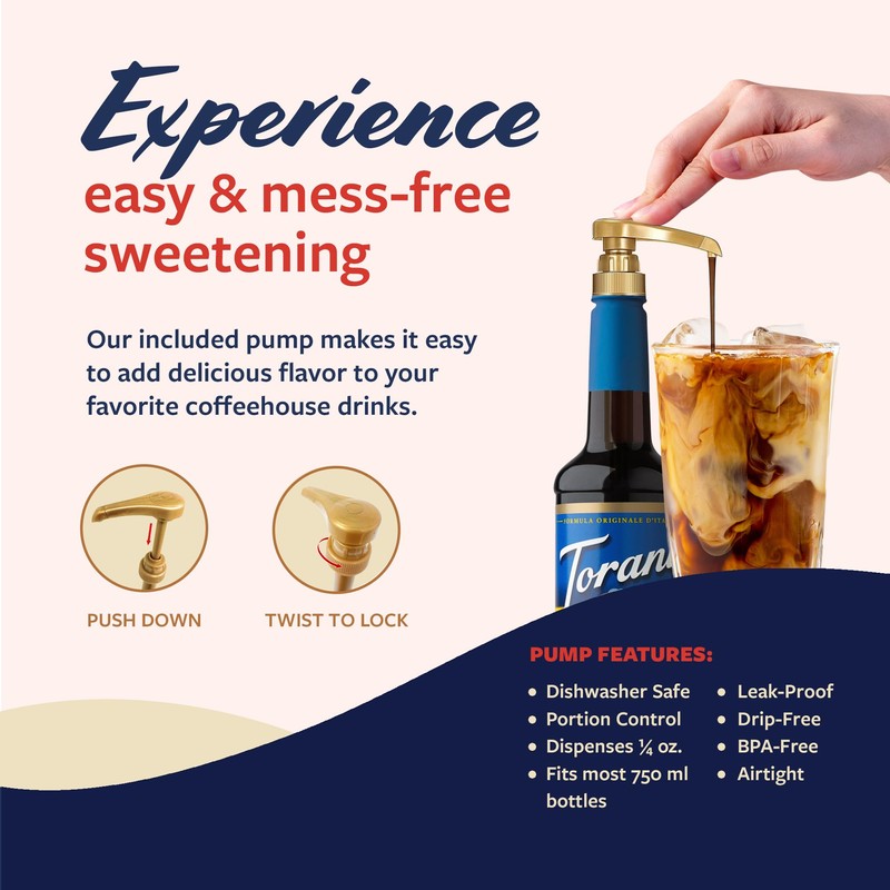 Torani Sugar Free Coffee Syrup, Chocolate Macadamia Nut Flavored Syrup