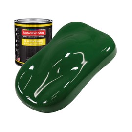 Restoration Shop - Speed Green Acrylic Enamel Auto Paint - Quart Paint Color Only - Professional Single Stage High Gloss Automotive, Car, Truck, Equipment Coating, 2.8 VOC