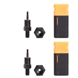 A Series Hand Rivet nut Gun Mandrel and Nose Pieces Accessary(SAE 6-32 2 pack)
