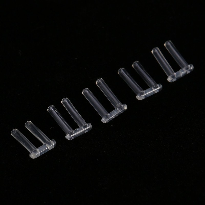 100pcs Rimless Glasses Accessories, New Plastic Compression Sleeves - 3