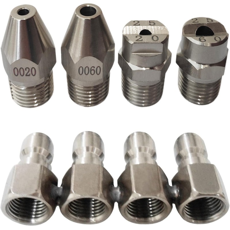 Pressure Washer Nozzle 7 GPM,Jrod Pressure Cleaning Nozzle Kit,4 Way