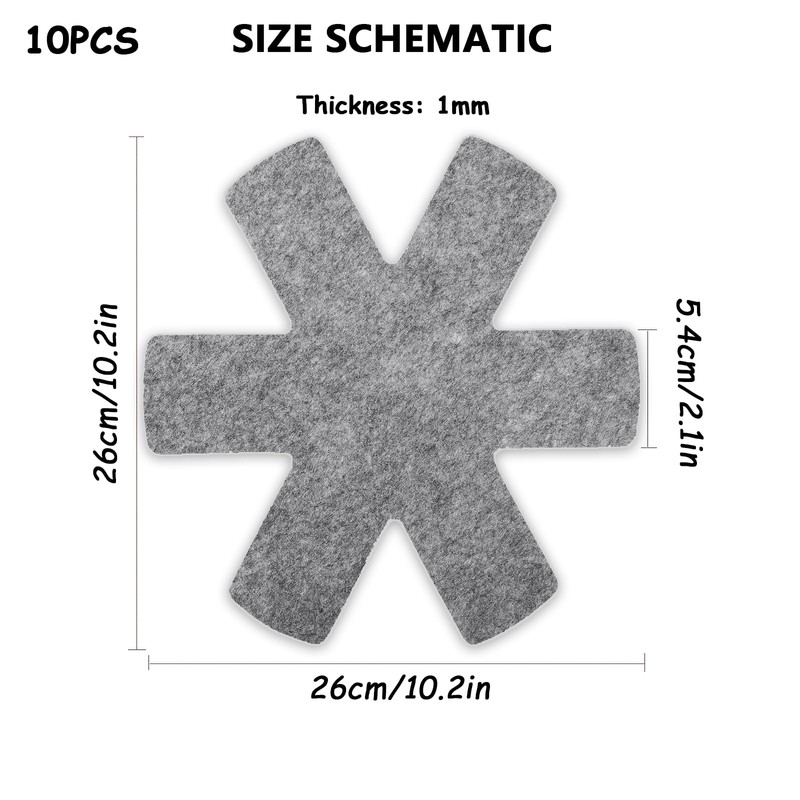 Pan Protector - Pan Protection Underlay, Felt Coaster for Pot,