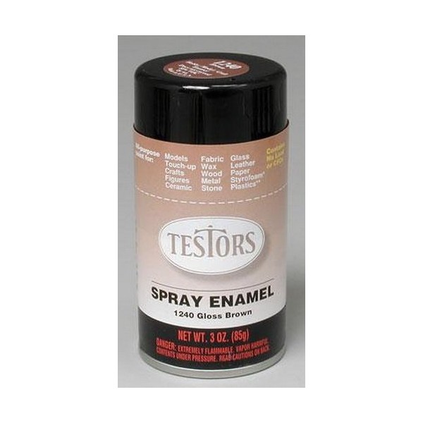 Brown Enamel Paint 3oz Spray Can