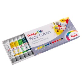 Pentel WFRS2-12 Acquerelli in Tubo da 12 colori, Multicolore