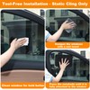 KOCZIL Square Static Cling Car Window Shades for Windshield &