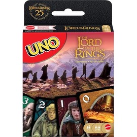 UNO Juego De Cartas Señor De Los Anillos, Edición Especial Mattel Inspirada En La Saga LOTR, para Niños De 7 Años En Adelante                         
