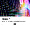 1N4007 Diode Rectifier 100 Pieces, 1A 1000V Blocking Diode Electronic