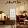 in-Wall 2-Zone A/B Speaker Selector Switch, 120W Peak Power Per