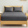 LINENOVA King Single Fitted Sheet Set – 2-Piece Ultra Soft