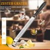 Zester & Grater – Professional Kitchen Lemon Zester for Cheese,