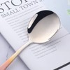 7-Inch Soup Spoons, Baikai 18/10 Stainless Steel Finished Bouillon Spoon,