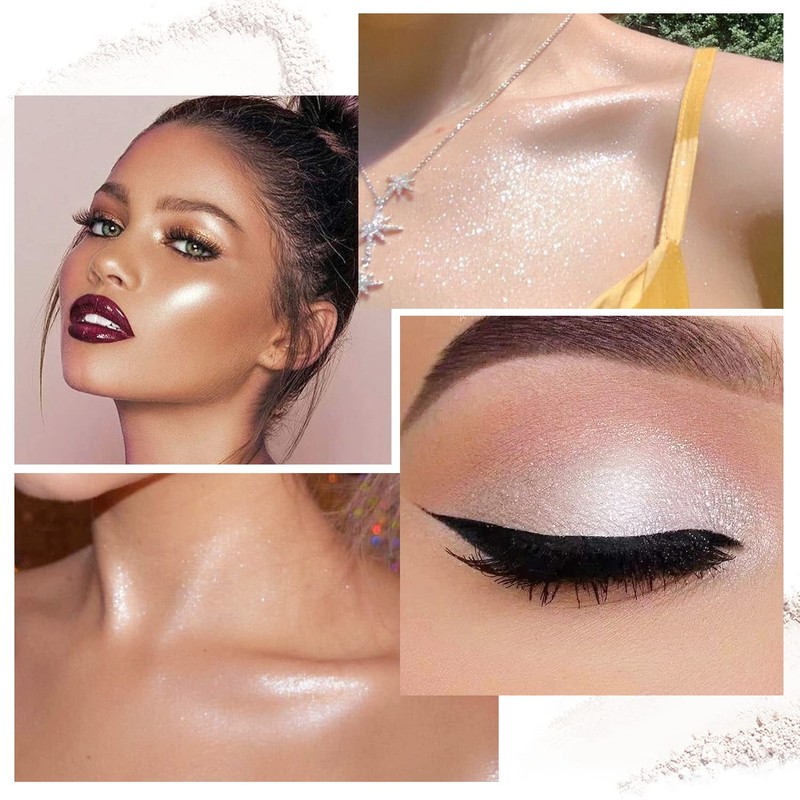 Olive Yellow Glitter Eyeshadow, Highly Pigmented Duochrome Eyeshadow, Intensive Colour