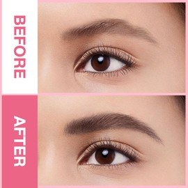 Microblading Eyebrow Pen - Eyebrow Pencil, 2-in-1 Dual-Ended Eye Brow Pencils with 1-Fork-Tip & Precise Brush-Tip Hair Like Eyebrow Penil, Natural Looking Eye Brow for Women, (Pack of 1) Deep Brown