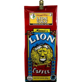 Hawaiian Value Pack Lion Gold Coffee Ground 4 Bags