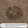 DOMUSTEX Washable Bathroom Rug 50 x 76 cm, Non Slip