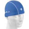 Mad Wave ERGOFIT Textile Lycra Swimming Cap, Blue
