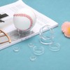 VOANZO 10Pcs Acrylic Sphere Display Stand Clear Round Ball Stand