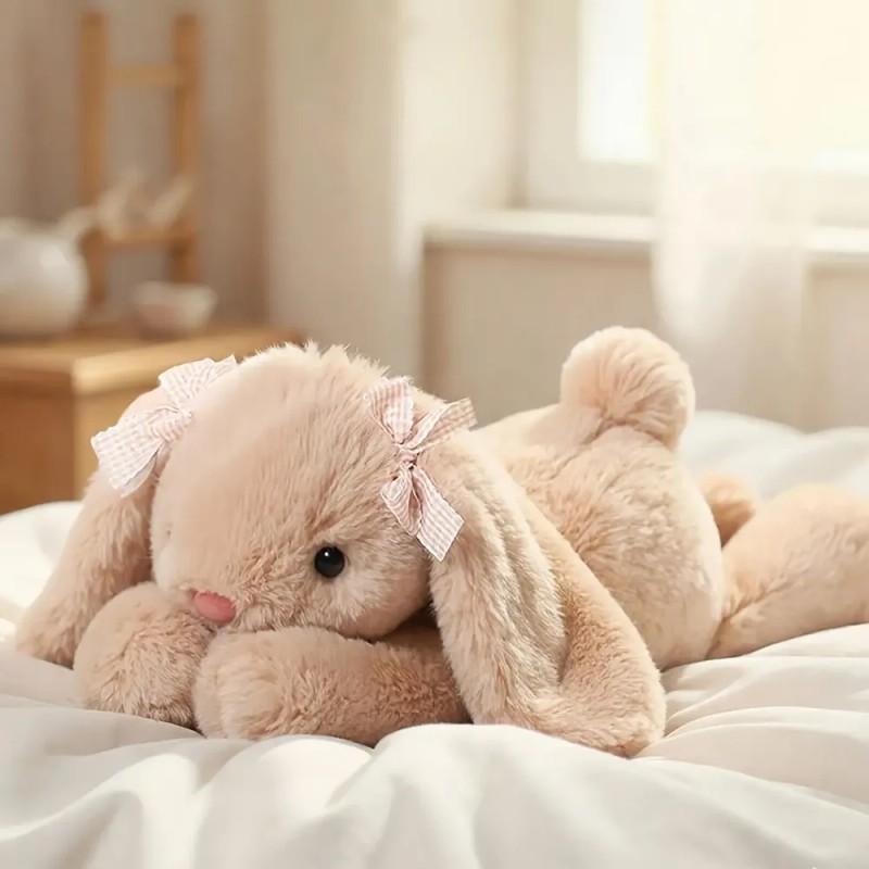 Conejito De Peluche Orejas Caídas Dormir Juguete Bebé 35cm