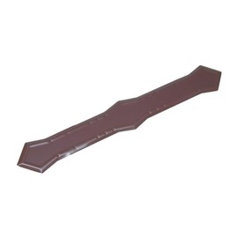 Rocky Mountain Goods Aluminum Downspout Band Strap - Low Gloss Brown - Works with 2" x 3" and 3" x 4" Downspouts - Bends Around The Downspout and Attaches with Screws or Nails (2)