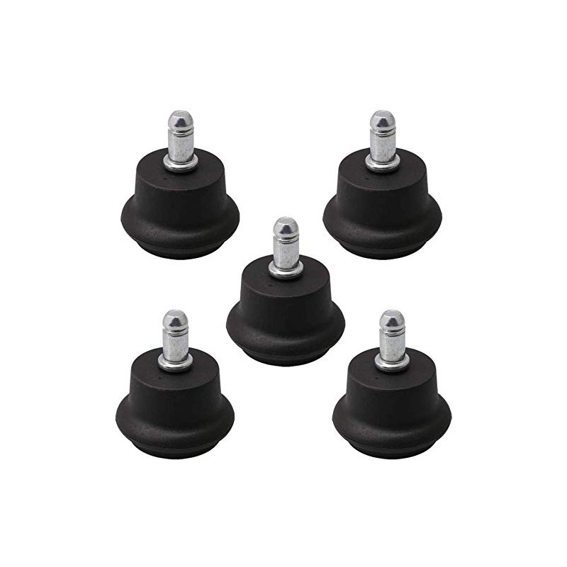 5 ruedas giratorias de repuesto para silla de computadora o