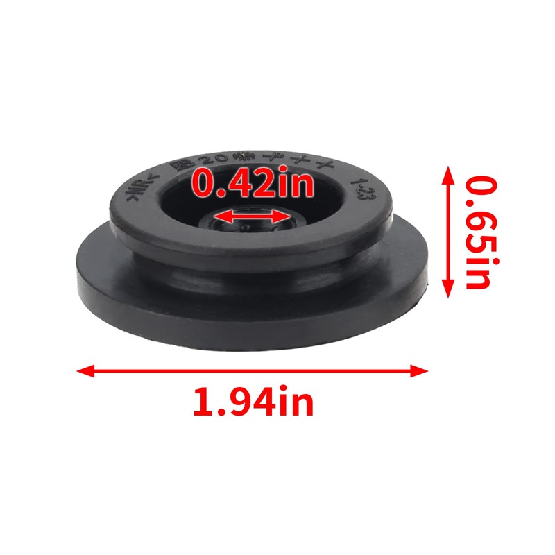 MOTOALL Upper Radiator Mount Bracket & Bushing 2Set for Nissan