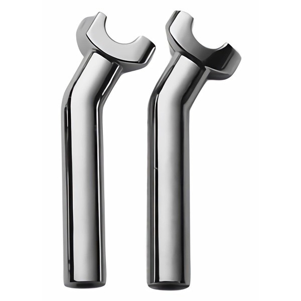 Chrome Forged 5.5" Pullback Handlebar Risers 3-1/2" Rise Fit For
