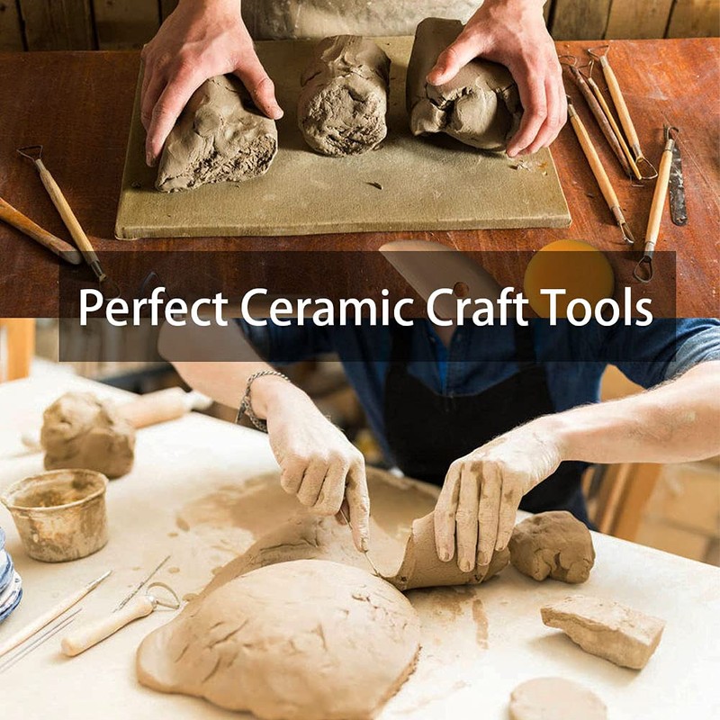 Nuts OT nuts Clay Tools 13 Pcs Pottery Tools Kit