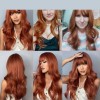 MISSWEN Synthetic Hair Heat Resistant Dress Up Wig With Bangs