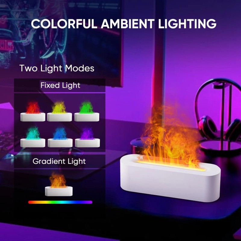 Aromatherapy Diffuser - 7 Color LED Lights & 150ml Cool