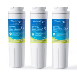 Waterdrop Waterdrop EDR4RXD1 Replacement for EveryDrop? Filter 4, Whirlpool? UKF8001, 4396395, Maytag? UKF8001AXX-200, UKF8001AXX-750, WD-F07, Refrigerator Water Filter, 3 Filters (Package May Vary)