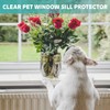 3 Pcs Window Sill Protector, Pet Window Guard,Transparent, Window Sill