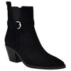 Nine West Women's LEMONE Ankle Boot, Black Suede 001, 8