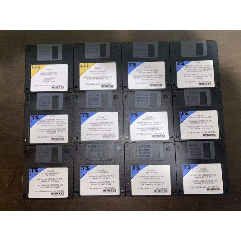 16Samples Ensoniq TS-10 TS-12 Floppy Disks Sound Library - 12