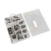 75Pcs Fishing Rod Tip Repair Kit Fishing Rod Guides Stainless