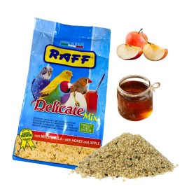 Raff Delicate Mix with honey & apple compound food for seed-eating birds (500g)