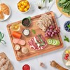 OAKSWARE Cutting Boards, 17x13 Large Acacia Wooden Cutting Board for