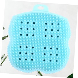 1 Pieza De Toalla De Baño De Silicona Portátil Para Baño, Cepillo Para Frotar La Espalda, Artefacto De Baño, Masaje, Cepillo Para Lavar La Cabeza, Cepillo Facial Multiusos Para