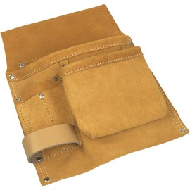 Kaufmann 53.428.01 nail pouch, 2 pouches, cowhide, pack of 1