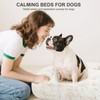 JOYELF Donut Dog Bed Cat Bed for Large Dogs, Calming