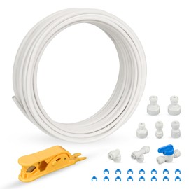 iSpring ICEK-E Ultra Safe Fridge Water Line Connection and Ice Maker Installation Kit for Reverse Osmosis RO Systems & Water Filters