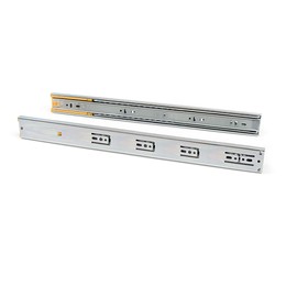 Emuca 3049405 Set of full extension ball bearing runners/slides 45mm x 300mm with soft close for drawer