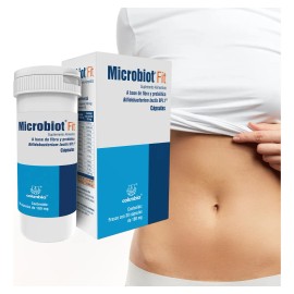 Suplemento Y Probiótico Fibra Microbiot Fit 80 Mg 30 Caps