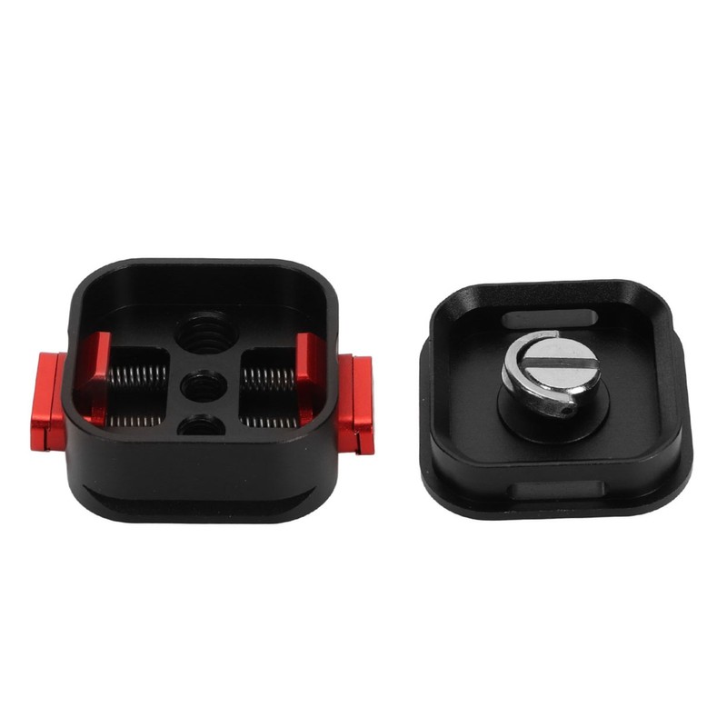 Mini Quick Release Plate 1/4 Screw Hole Holder Camera Quick