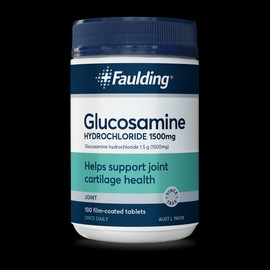 Faulding Glucosamine HCL 1500mg 100 Tabs
