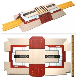 Tyco Rare 1989 Unused TYCO Turbo Train Slot Car Cardboard Race Set Decor TUNNEL 7920