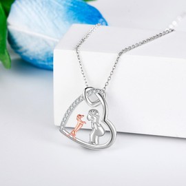 VENACOLY Dachshund Gifts Dachshund Dog Necklace Sterling Silver 925 Dachshund And Women Pendant Necklace Weenie Dog Jewellery For Women Dachshund Lover