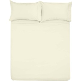 Microfiber RV Sheet Sets, 42x80 Bunk, Ivory Solid, RV Bed Sheets for Campers, RV's & Travel Trailers Fit Mattress up to 8 Inch deep Motorhome RV Camping Sheets