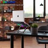 YTech Laptop Stand,with 360°Rotating Base,External Cooling Fan,Adjustable RGB Lighting,Ergonomic Foldable