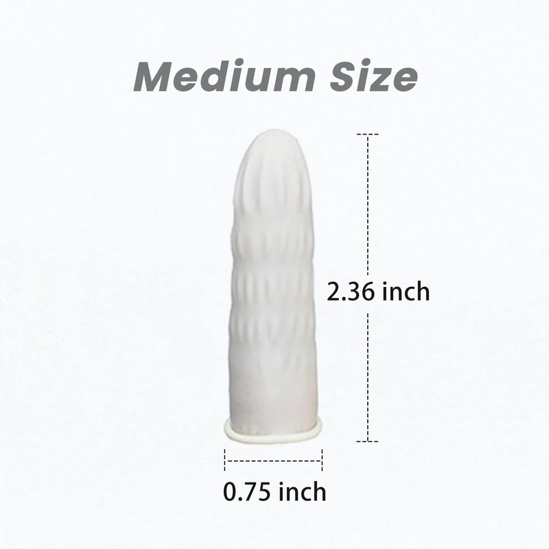 Finger Cots, Inartato Latex Finger Protectors Rubber Finger Tips Sleeves