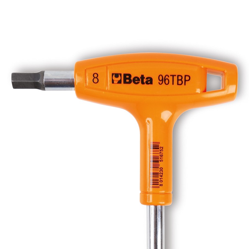 Beta Tool T-Hex Wrench with Ball Point 96TBP